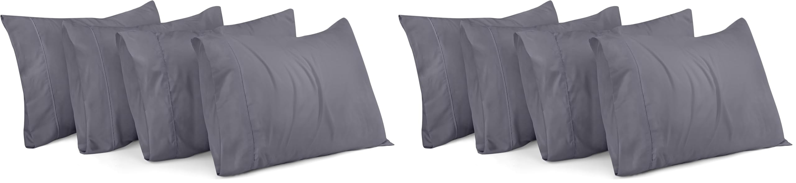 Utopia Bedding King Pillow Cases - 12 Pack - Envelope Closure - Soft Brushed Microfiber Fabric - Shrinkage and Fade Resistant Pillow Covers King Size 20 X 40 Inches (King, White)