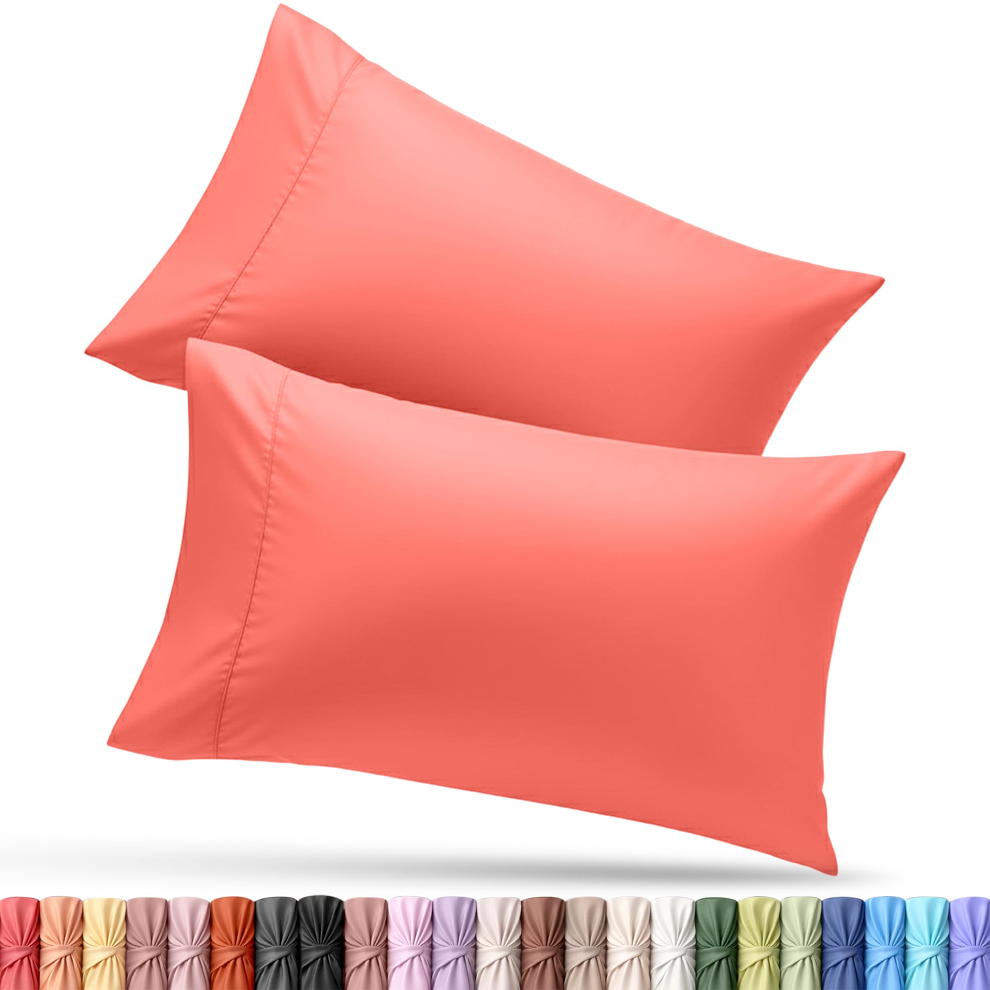 Utopia Bedding King Pillow Cases - 12 Pack - Envelope Closure - Soft Brushed Microfiber Fabric - Shrinkage and Fade Resistant Pillow Covers King Size 20 X 40 Inches (King, White)