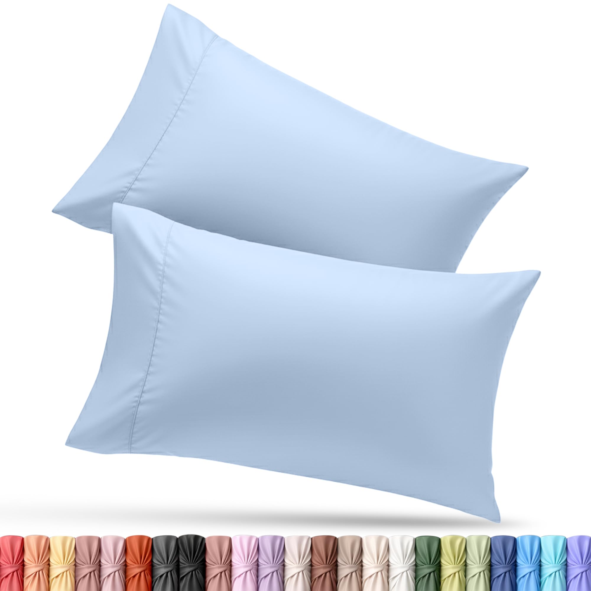 Utopia Bedding King Pillow Cases - 12 Pack - Envelope Closure - Soft Brushed Microfiber Fabric - Shrinkage and Fade Resistant Pillow Covers King Size 20 X 40 Inches (King, White)