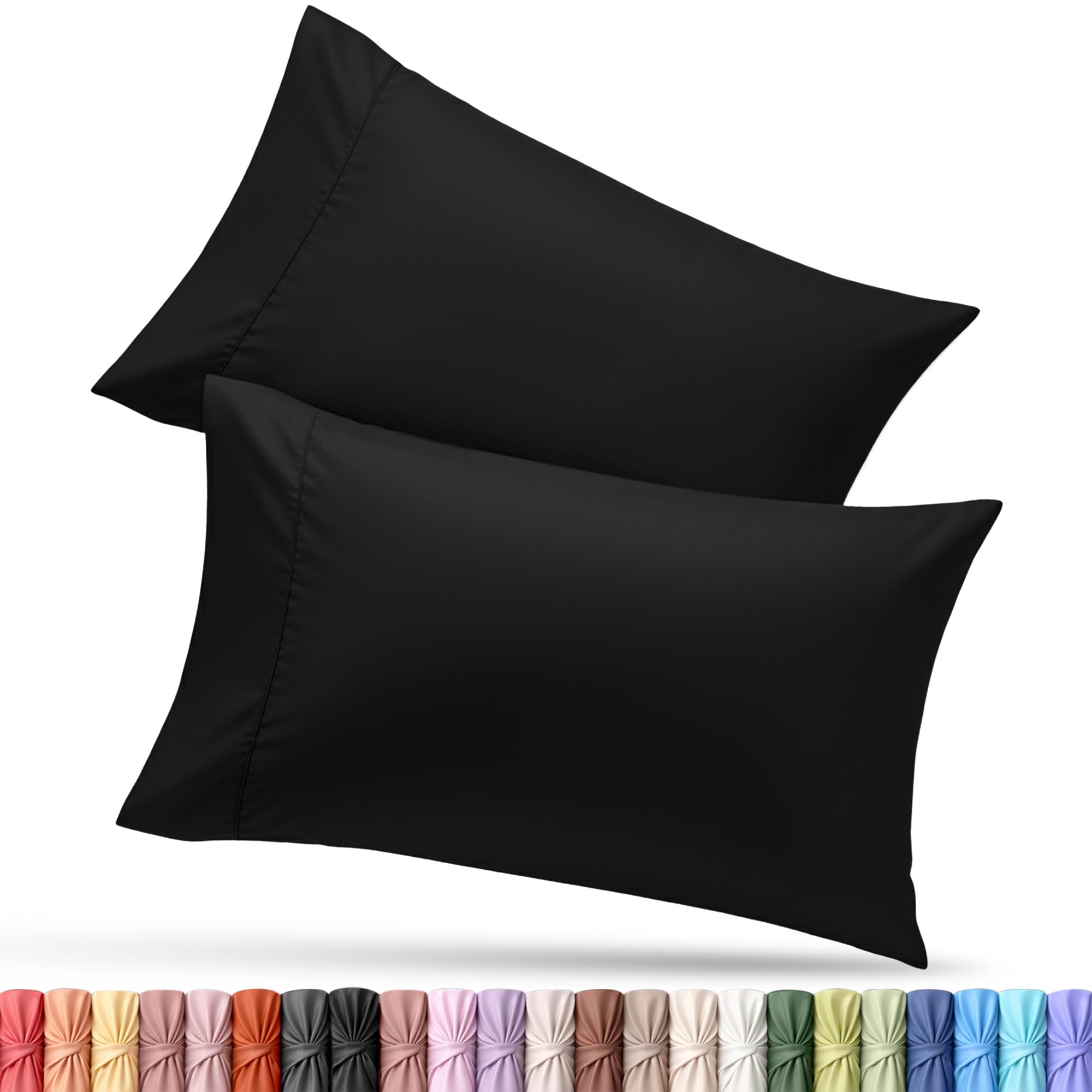 Utopia Bedding King Pillow Cases - 12 Pack - Envelope Closure - Soft Brushed Microfiber Fabric - Shrinkage and Fade Resistant Pillow Covers King Size 20 X 40 Inches (King, White)