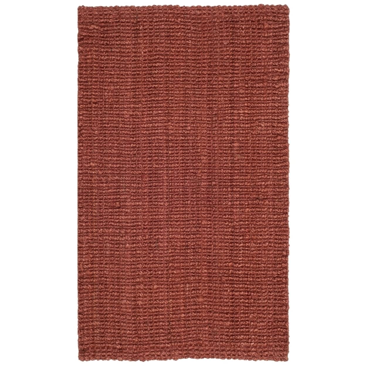 SAFAVIEH Area Rug 8x10 - Natural Fiber Collection - Large - Natural Brown, Handmade Jute, Farmhouse Style, Chunky Textured Thick Pile (NF447A)