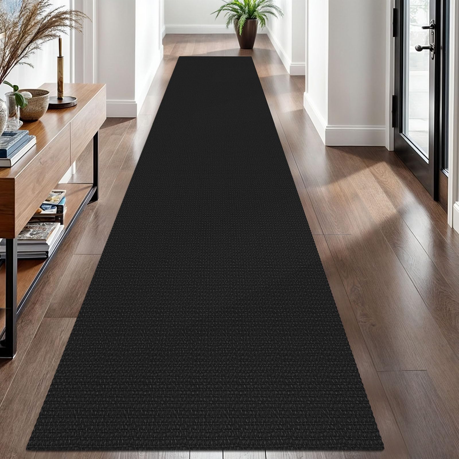 EARTHALL Woven Area Rug 4x6 Ft Washable Rugs for Entryway Non Slip Braided Throw Rugs Bedroom Carpet Cotton Entry Rug Cotton Floor Carpets for Bedroom Dining Room Living Room, Orange/Tan/Brown