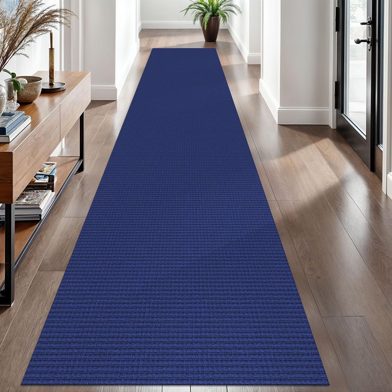 EARTHALL Woven Area Rug 4x6 Ft Washable Rugs for Entryway Non Slip Braided Throw Rugs Bedroom Carpet Cotton Entry Rug Cotton Floor Carpets for Bedroom Dining Room Living Room, Orange/Tan/Brown