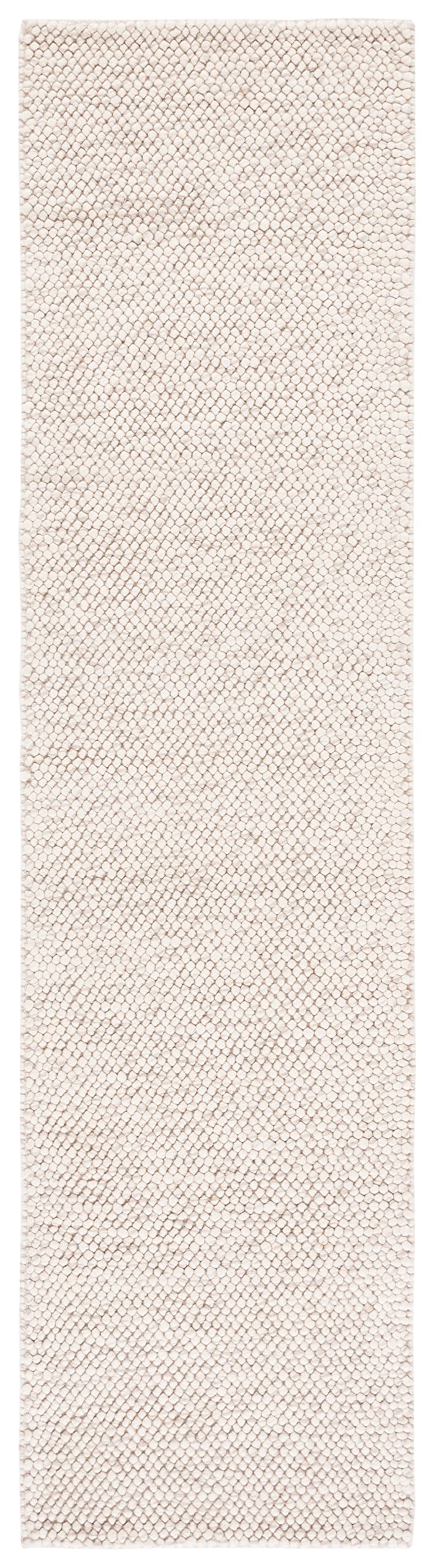 SAFAVIEH Area Rug 5x8 - Natura Collection - Beige & Ivory, Handmade Wool Blend, Textured Design, Ideal for Living Room, Bedroom, Dining Space (NAT425B)