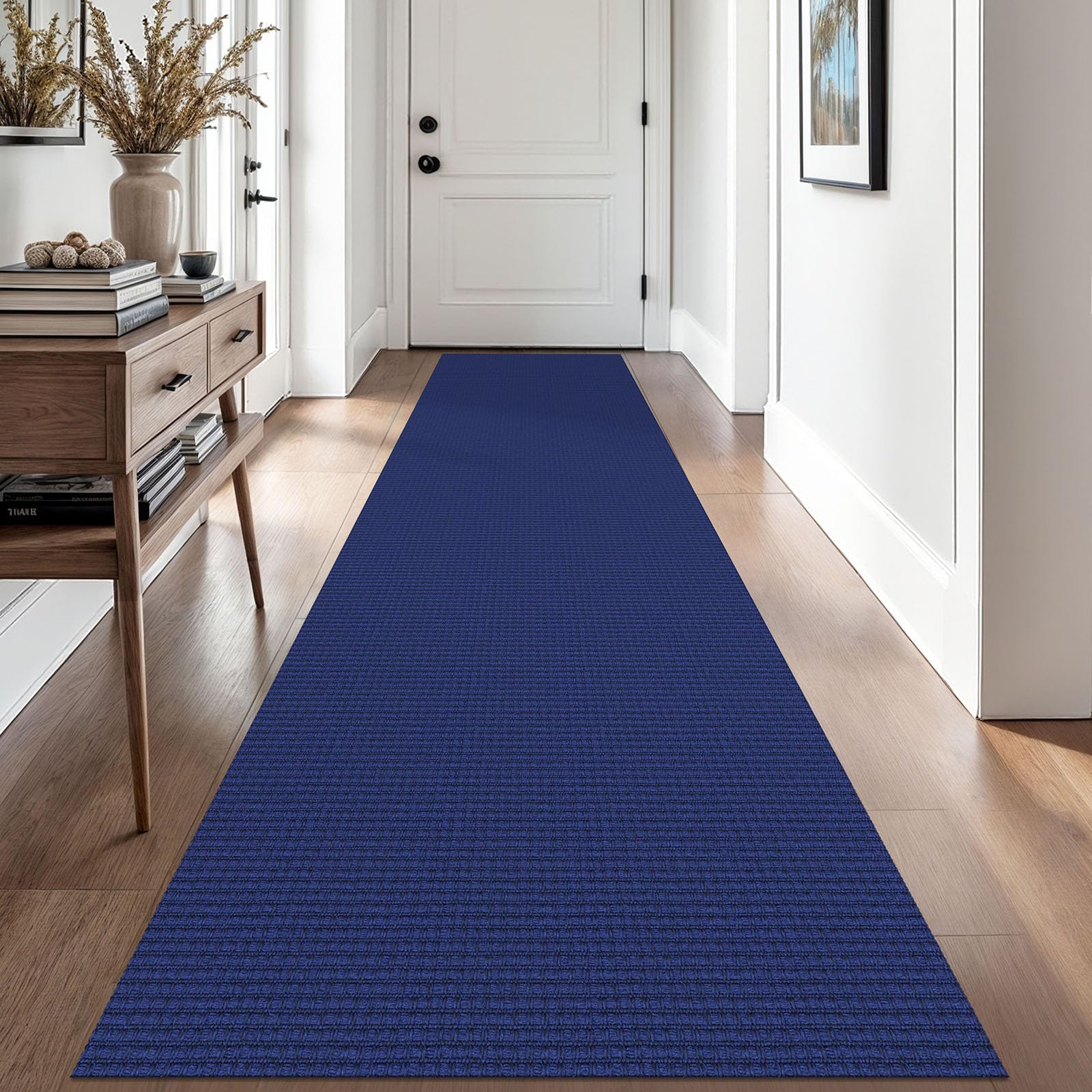 EARTHALL Woven Area Rug 4x6 Ft Washable Rugs for Entryway Non Slip Braided Throw Rugs Bedroom Carpet Cotton Entry Rug Cotton Floor Carpets for Bedroom Dining Room Living Room, Orange/Tan/Brown