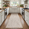 8x10 Natural Braided Washable Farmhouse Rug Non Slip Stain Resistant Low Pile Carpet