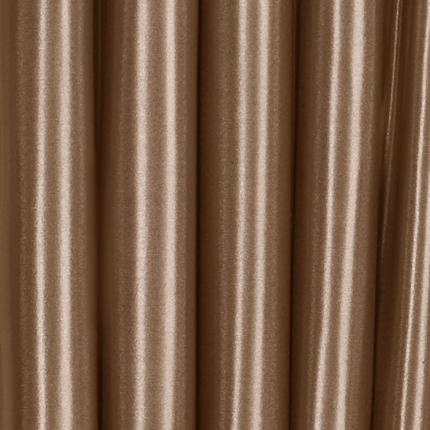 Touch of Class Portia Luxury Window Treatment | Rich Smoky Topaz | Premier Smooth Polyester Satin Elegant 2 Piece Lined Window Drapery Set with Empire Valance and 84 Inch Long Curtain Pair