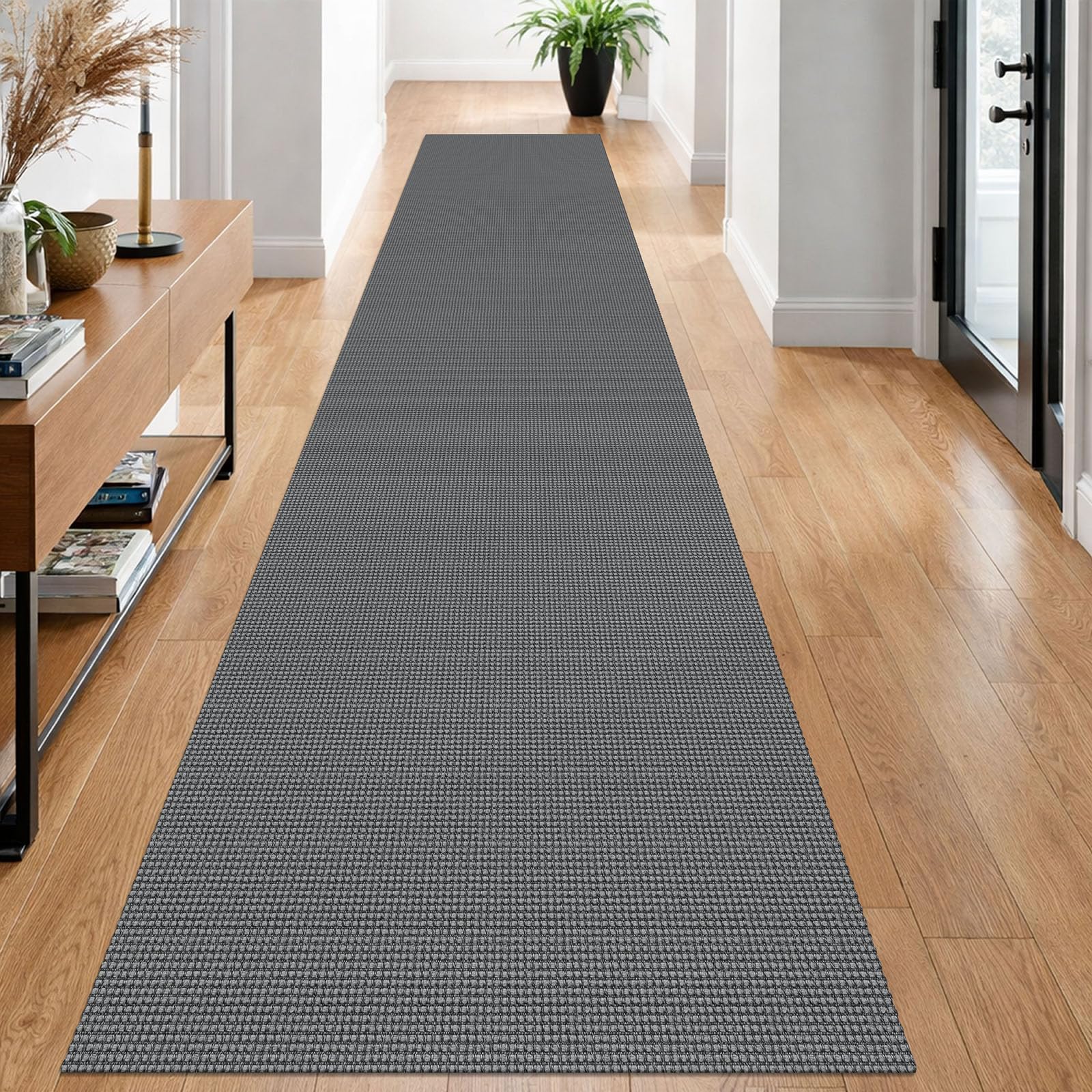EARTHALL Woven Area Rug 4x6 Ft Washable Rugs for Entryway Non Slip Braided Throw Rugs Bedroom Carpet Cotton Entry Rug Cotton Floor Carpets for Bedroom Dining Room Living Room, Orange/Tan/Brown