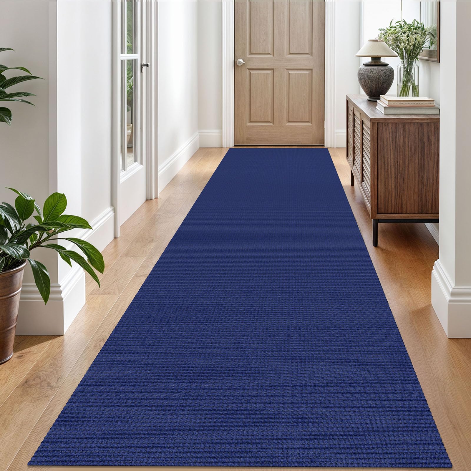 EARTHALL Woven Area Rug 4x6 Ft Washable Rugs for Entryway Non Slip Braided Throw Rugs Bedroom Carpet Cotton Entry Rug Cotton Floor Carpets for Bedroom Dining Room Living Room, Orange/Tan/Brown