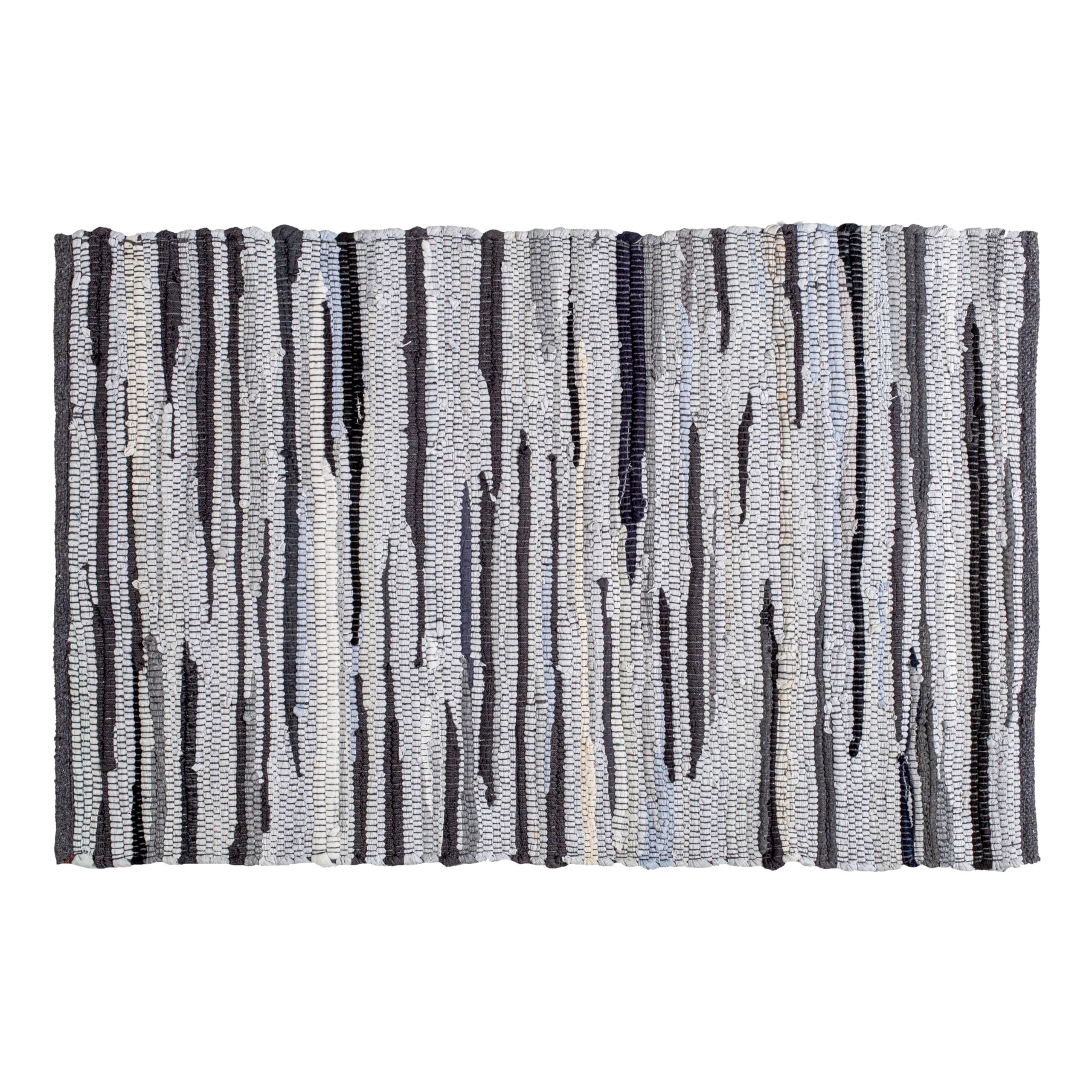 8x10 Multi Handwoven Reversible Cotton Chindi Rag Rug Boho Farmhouse Floor Carpet
