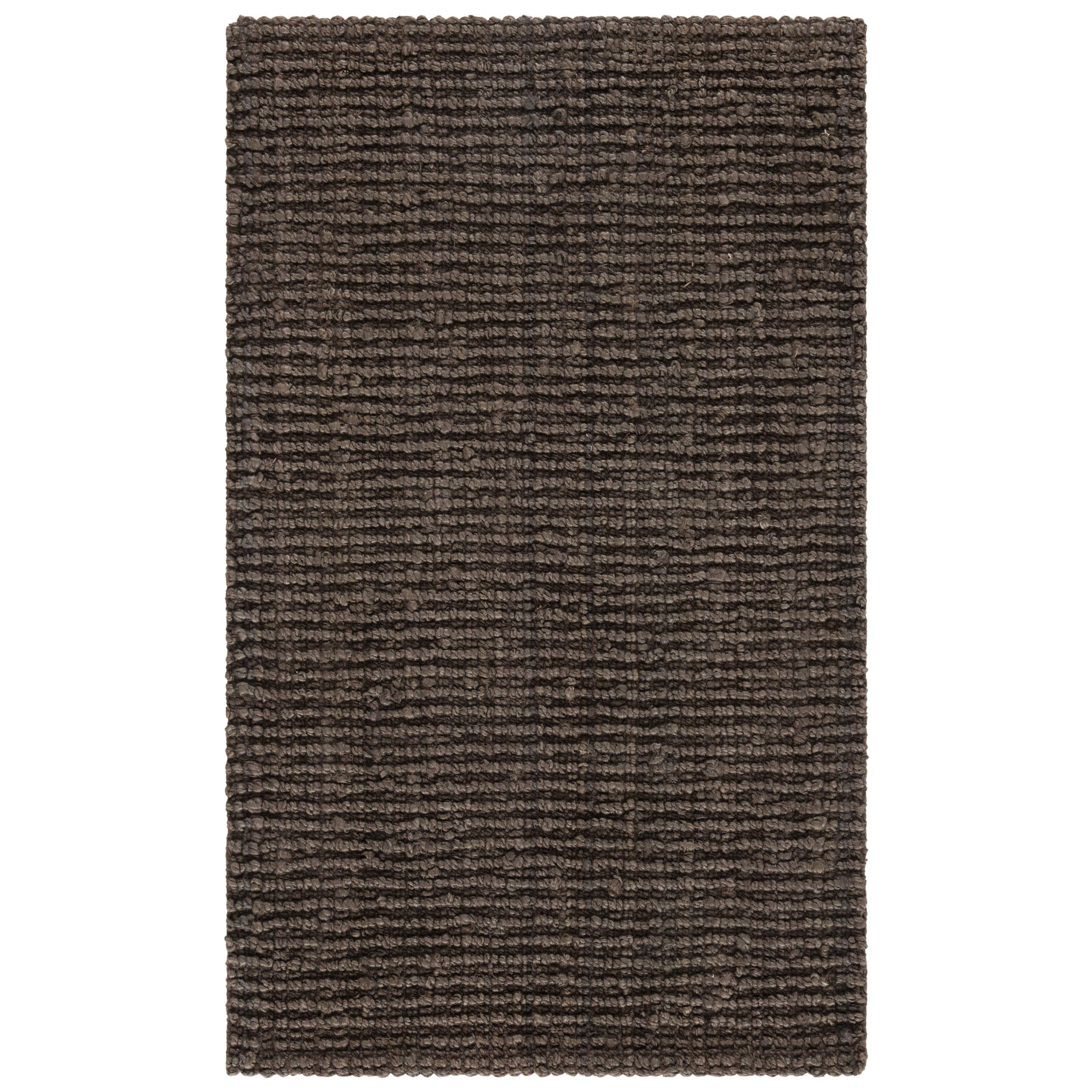 SAFAVIEH Natural Fiber Collection Area Rug - 5' x 7'6", Natural Brown, Handmade Jute, Farmhouse Style, Chunky Textured Thick Pile (NF447A)