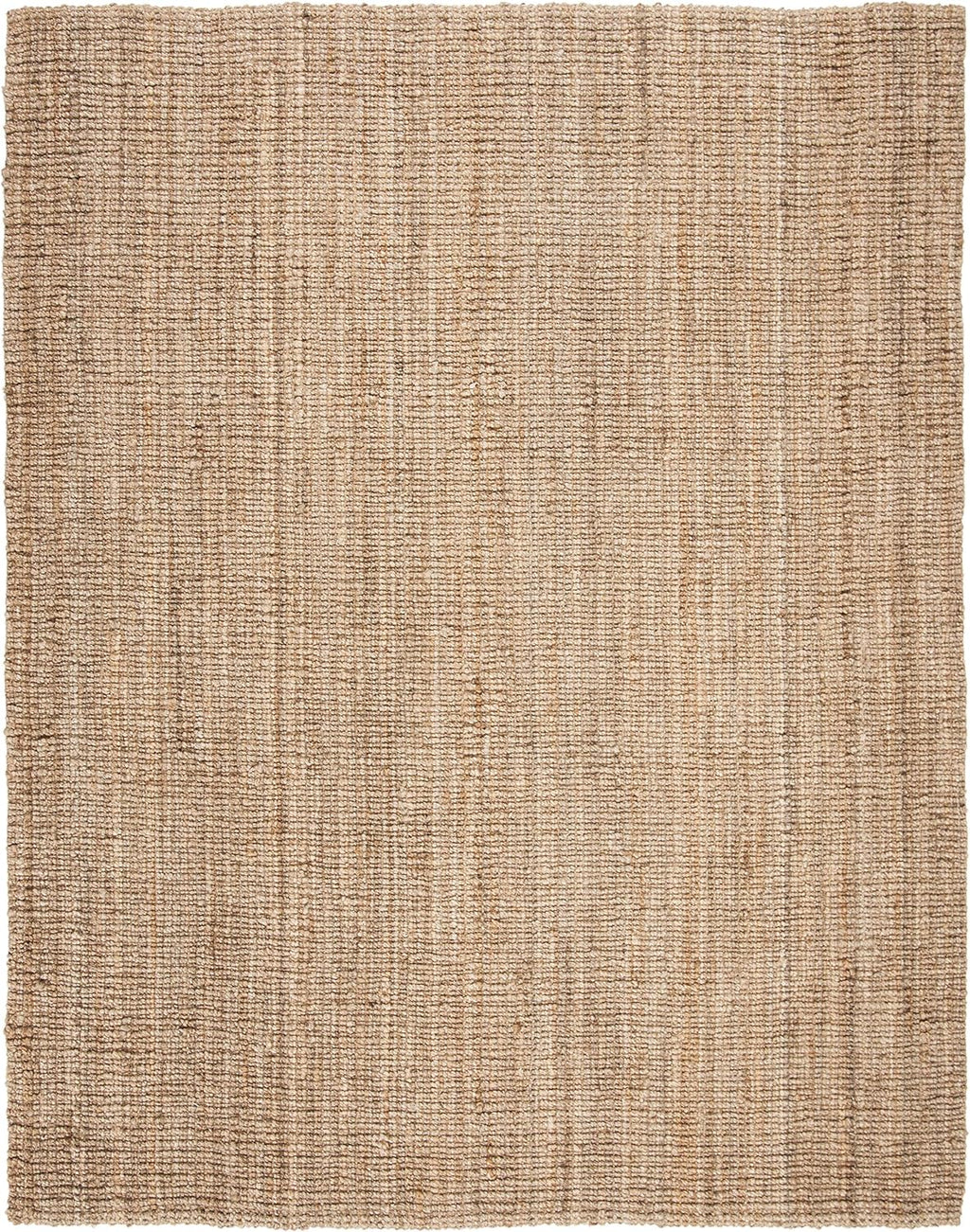 SAFAVIEH Natural Fiber Collection Area Rug - 5' x 7'6", Natural Brown, Handmade Jute, Farmhouse Style, Chunky Textured Thick Pile (NF447A)