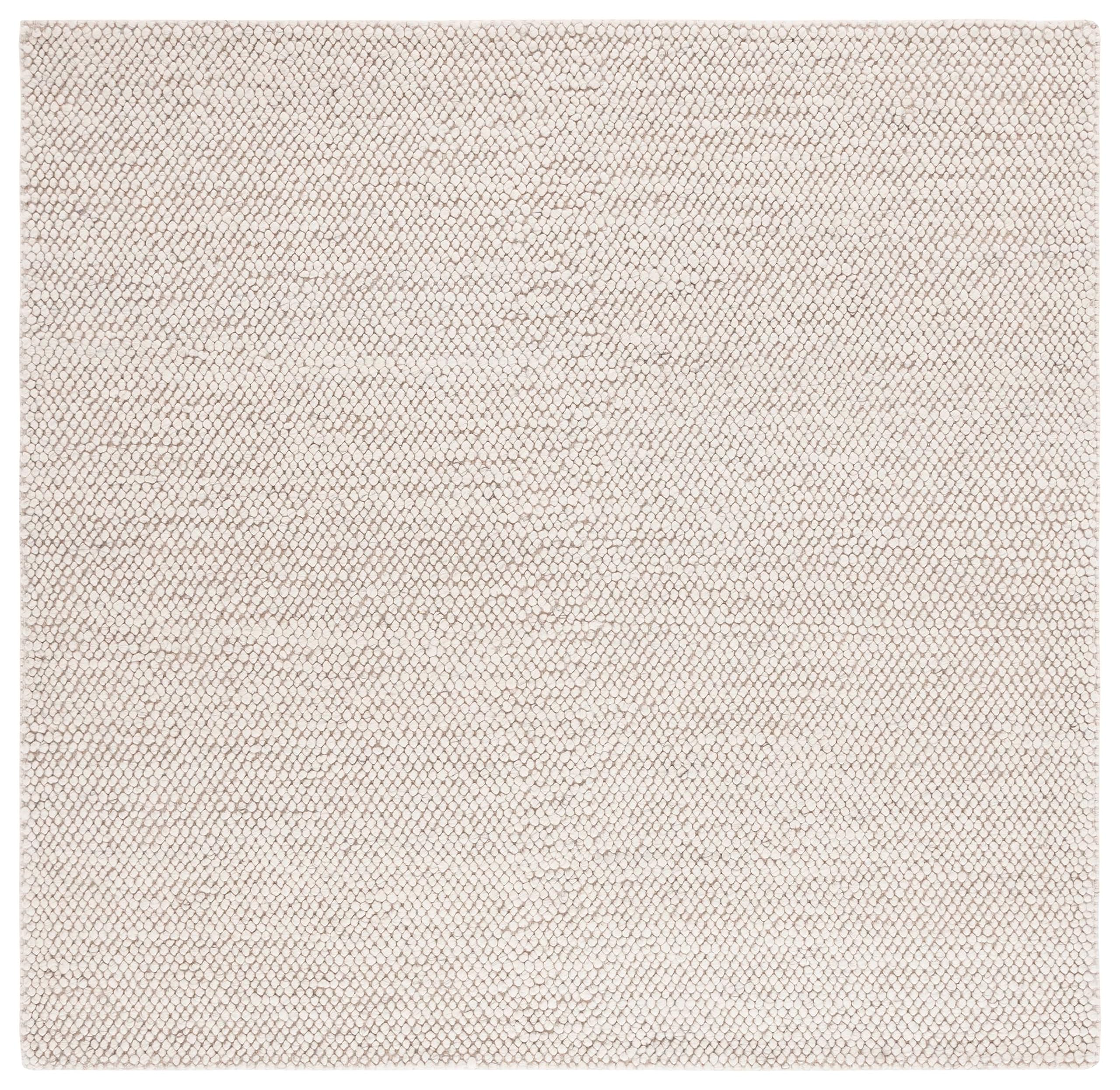 SAFAVIEH Area Rug 5x8 - Natura Collection - Beige & Ivory, Handmade Wool Blend, Textured Design, Ideal for Living Room, Bedroom, Dining Space (NAT425B)